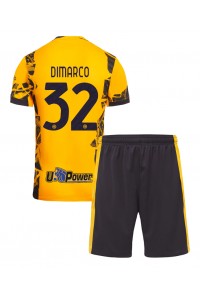 Fotbalové Dres Inter Milan Federico Dimarco #32 Dětské Třetí Oblečení 2024-25 Krátký Rukáv (+ trenýrky)